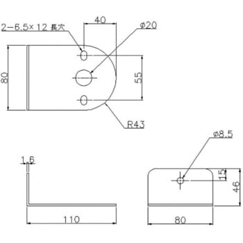 マーカーステー(メッキ) JB(日本ボデーパーツ工業)