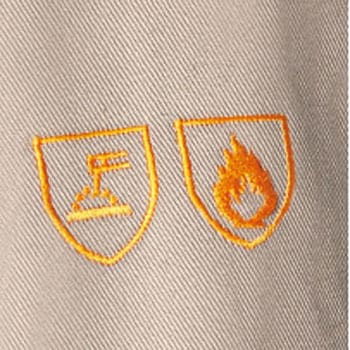 難燃ブルゾン(ファスナータイプ) 350 - Asahicho(旭蝶繊維)