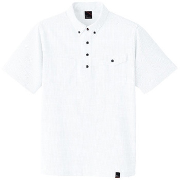 半袖ニットシャツ 8488 Asahicho(旭蝶繊維)