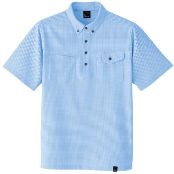 半袖ニットシャツ 8488 Asahicho(旭蝶繊維)