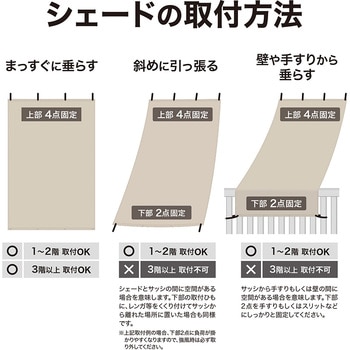 雨よけシェード タカショー