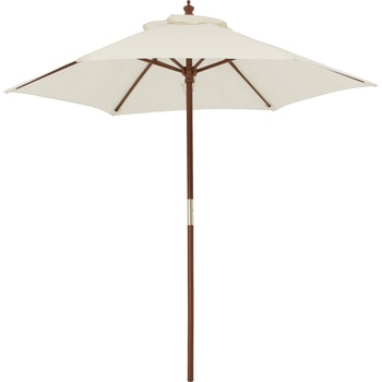 日よけ ウッドパラソル 2.1m ガーデンパラソル アウトドア カフェ 紫外線カット ポリエステル PAL-21 タカショー
