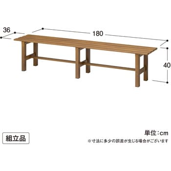 BEW-JB18NW 美WOOD 縁台 1台 タカショー 【通販サイトMonotaRO】