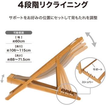 キャリー デッキチェアー タカショー