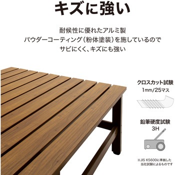 美WOOD アルミデッキ ワイドアルミ縁台 タカショー