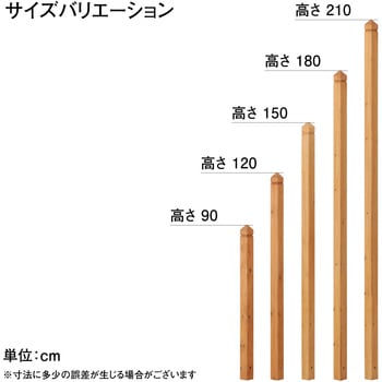 ラティス用柱 タカショー ラティス/フェンス 【通販モノタロウ】