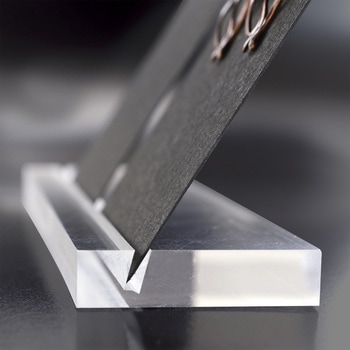 アクセサリー台紙用アクリルスタンド(透明) ORIGINAL WORKS(ササガワ)