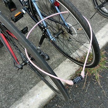 小型マイダイヤルワイヤーロック サギサカ(SAGISAKA)