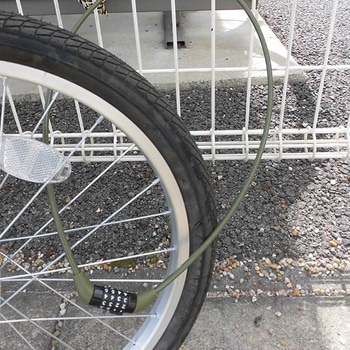 小型マイダイヤルワイヤーロック サギサカ(SAGISAKA)