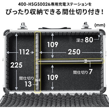 400-HSGS-BOX2 キャリングケース 1個 サンワダイレクト 【通販モノタロウ】