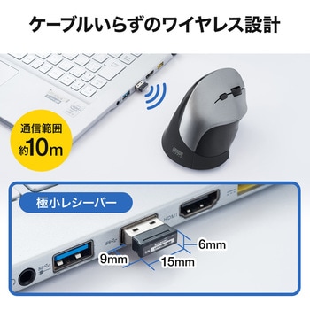 ブルーLEDマウス サンワダイレクト