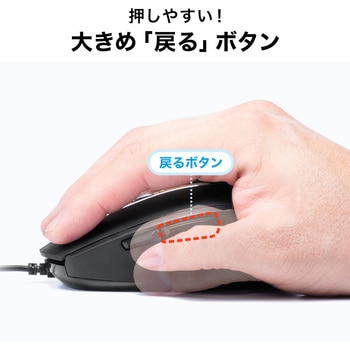 ブルーLEDマウス サンワダイレクト