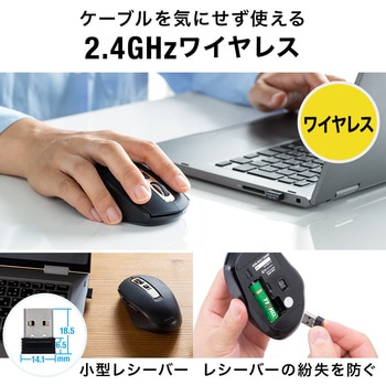 ブルーLEDマウス サンワダイレクト