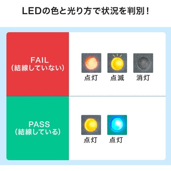 LANケーブルテスター サンワダイレクト