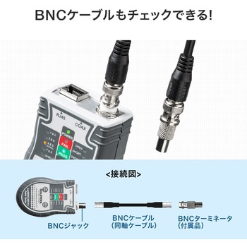 LANケーブルテスター サンワダイレクト