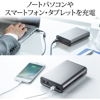 700-BTL025N モバイルバッテリー サンワダイレクト 2ポート 充電