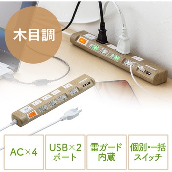 700-TAP042LM �d���^�b�v �T�����_�C���N�g 4�� 2P �ʃX�C�b�` ���C�g�ؖڐF   700-TAP042LM 54121559