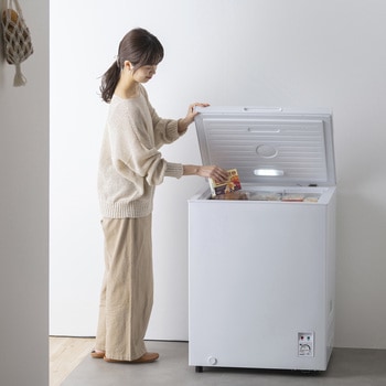 上開き式冷凍庫 142L アイリスオーヤマ