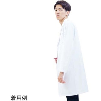 LDL男性用白衣 長袖 ホワイト L CML