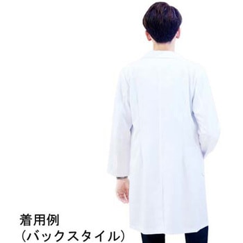LDL男性用白衣 長袖 ホワイト L CML