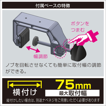クランプ式マルチ魚探マウント&アームフルセット II BMO JAPAN(ビーエムオージャパン)