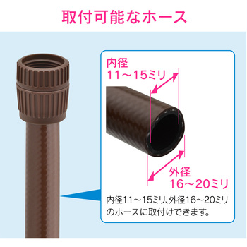 ホース接手 ネジ接続 G3/4 呼20 散水 GAONA(ガオナ)