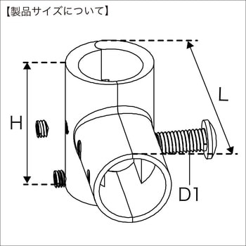パイプジョイント T字90°クランプ BMO JAPAN(ビーエムオージャパン)