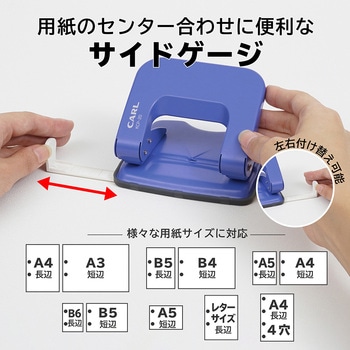 2穴パンチ 18枚対応 カール事務器