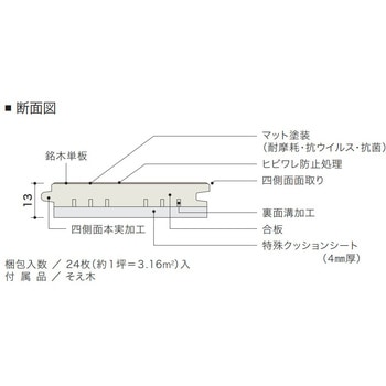 ライブナチュラル MSX ネダレスHLBF LL45 朝日ウッドテック