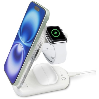 3in1 ワイヤレス充電ステーショ エアージェイ