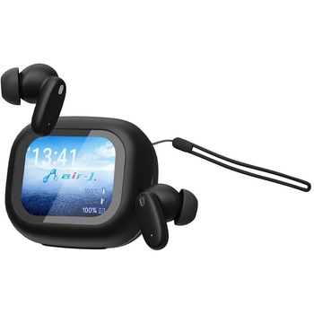 高音質Bluetoothイヤホン液晶タッチパネル エアージェイ