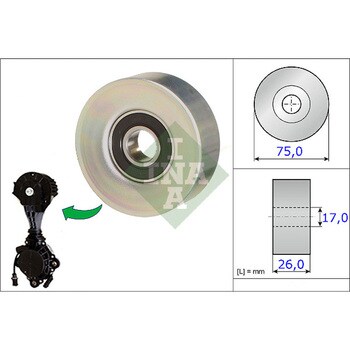 テンショナープーリー INA - Schaeffler (シェフラー)