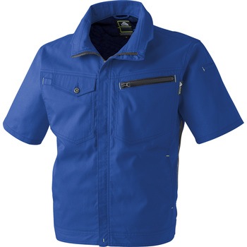 C's CLUB ドビーストレッチ T/Cメッシュ 半袖ブルゾン 2907 CUC(中国産業)