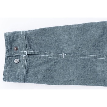 HOP-SCOT デニシャンストレッチ長袖シャツ 9810 CUC(中国産業)