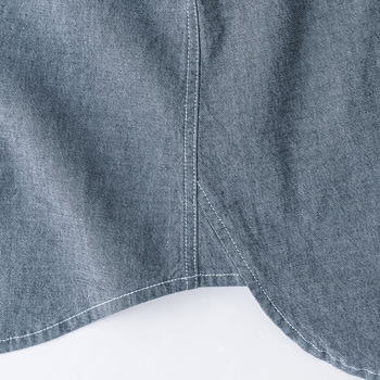 HOP-SCOT デニシャンストレッチ長袖シャツ 9810 CUC(中国産業)