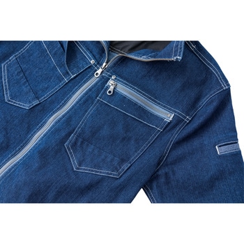 HOP-SCOT デニシャンストレッチ長袖ブルゾン 9818 CUC(中国産業)