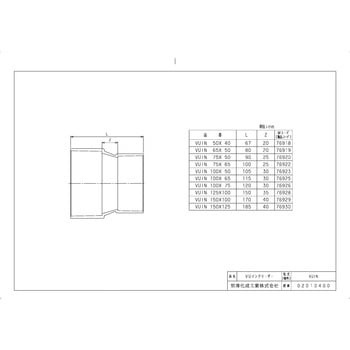 VU継手 VUソケット 前澤化成工業