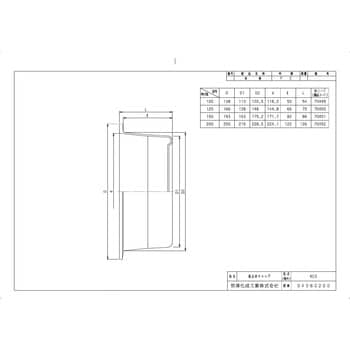 KCS100 排水特殊継手 仮止メキャップ KCS 1個 前澤化成工業 【通販