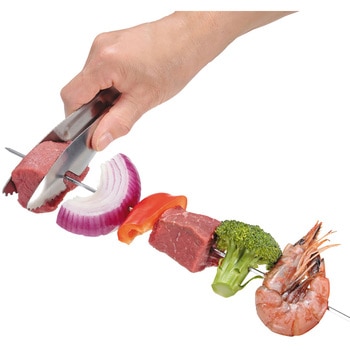 BBQ つかみやすい串トング CAPTAIN STAG