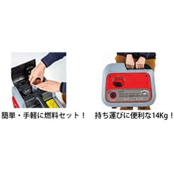 NIGG-600 カセットボンベ式インバーター発電機 1台 ナカトミ 【通販 