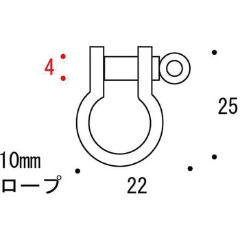 真鍮シャックル GORIKI ISLAND(ゴーリキアイランド)