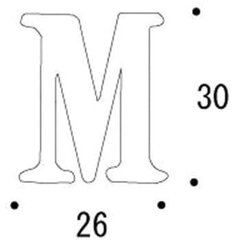 真鍮切り文字(30サイズ)大文字 ブラスレター GORIKI ISLAND(ゴーリキアイランド)
