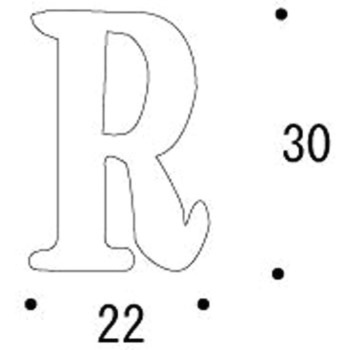 真鍮切り文字(30サイズ)大文字 ブラスレター GORIKI ISLAND(ゴーリキアイランド)