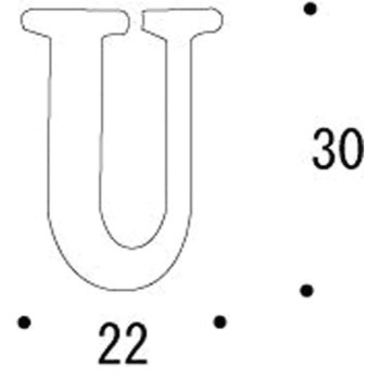 真鍮切り文字(30サイズ)大文字 ブラスレター GORIKI ISLAND(ゴーリキアイランド)