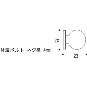 真鍮ツマミ(115シリーズ)20サイズ GORIKI ISLAND(ゴーリキアイランド)