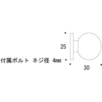 真鍮ツマミ(115シリーズ)25サイズ GORIKI ISLAND(ゴーリキアイランド)