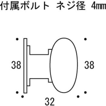 真鍮ツマミ(31シリーズ)サイズ38 GORIKI ISLAND(ゴーリキアイランド)