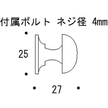 真鍮ツマミ(66シリーズ) GORIKI ISLAND(ゴーリキアイランド)