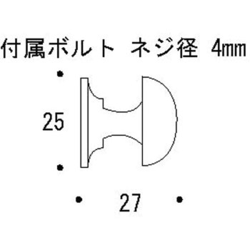 真鍮ツマミ(66シリーズ) GORIKI ISLAND(ゴーリキアイランド)