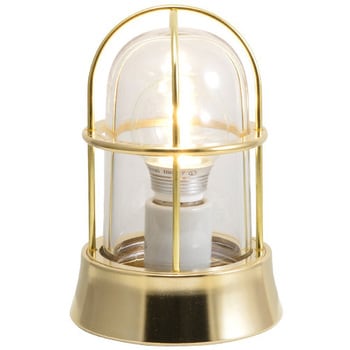 真鍮マリンランプ(クリアガラス&LEDランプ)BH1000 CL LE ゴーリキアイランド(GORIKI ISLAND) ライト本体 【通販モノタロウ】
